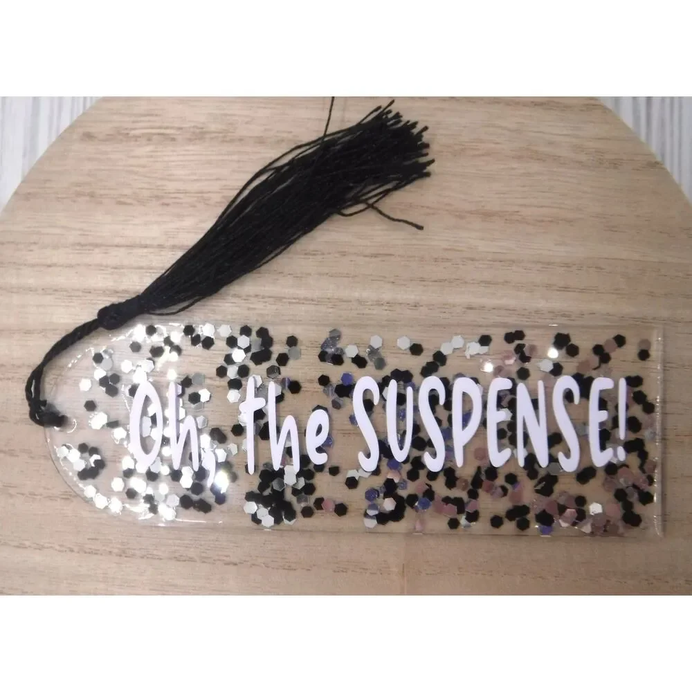 Handmade bookmark black
